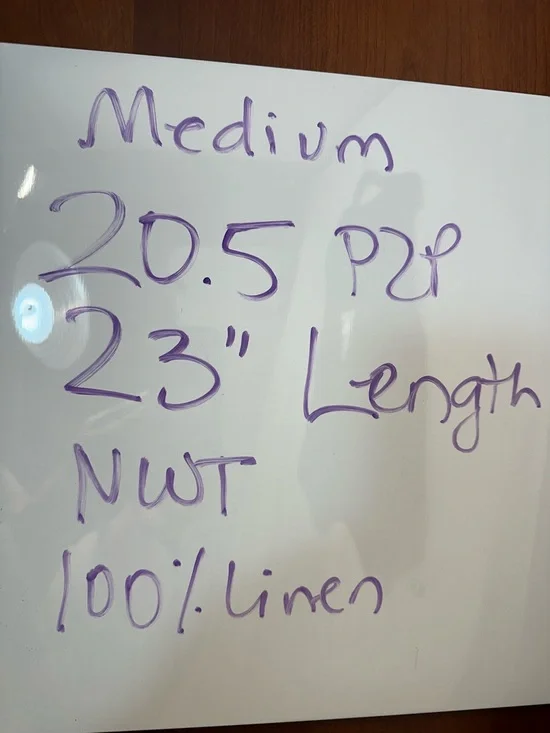 Quince European Sleeveless V-Neck Button Front Black Linen Vest - Picture 8 of 8